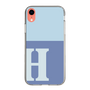 Slim Protection Case［ Original - initial two tone - H blue ］