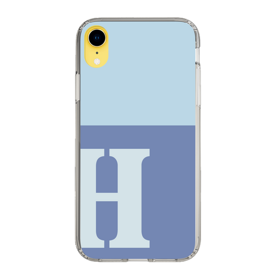 Slim Protection Case［ Original - initial two tone - H blue ］