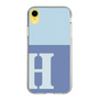 Slim Protection Case［ Original - initial two tone - H blue ］