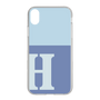 Slim Protection Case［ Original - initial two tone - H blue ］