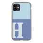 Slim Protection Case［ Original - initial two tone - H blue ］