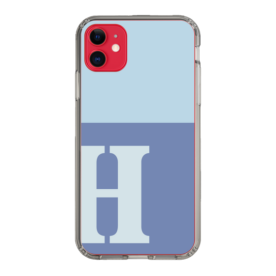 Slim Protection Case［ Original - initial two tone - H blue ］