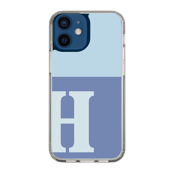 Slim Protection Case［ Original - initial two tone - H blue ］