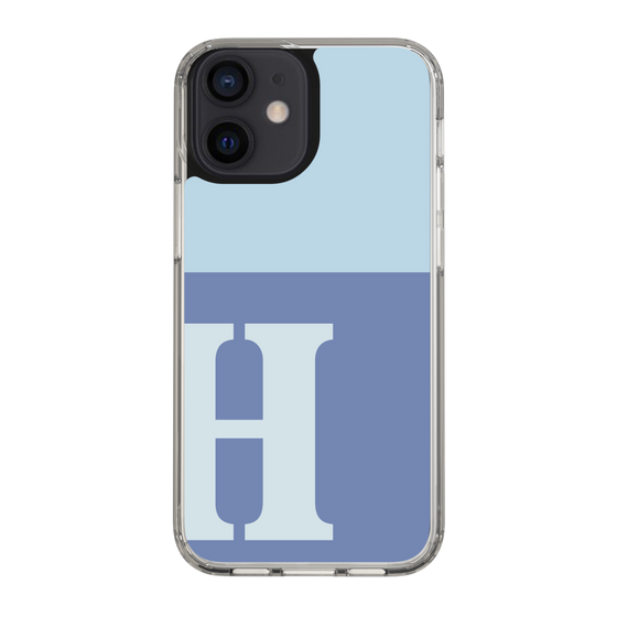 Slim Protection Case［ Original - initial two tone - H blue ］