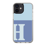 Slim Protection Case［ Original - initial two tone - H blue ］