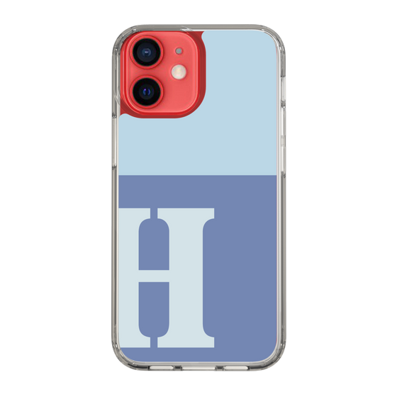 Slim Protection Case［ Original - initial two tone - H blue ］