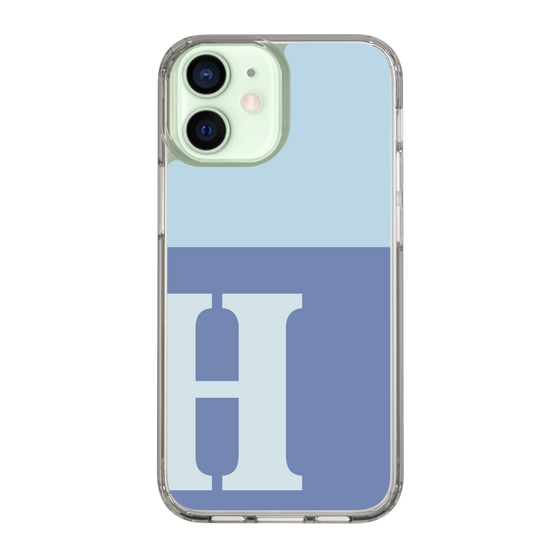 Slim Protection Case［ Original - initial two tone - H blue ］
