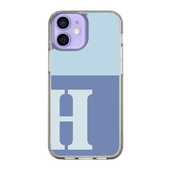Slim Protection Case［ Original - initial two tone - H blue ］