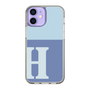 Slim Protection Case［ Original - initial two tone - H blue ］