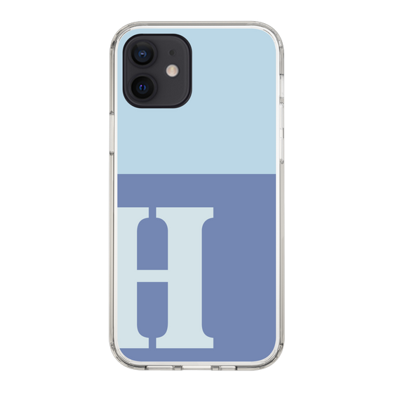 Slim Protection Case［ Original - initial two tone - H blue ］