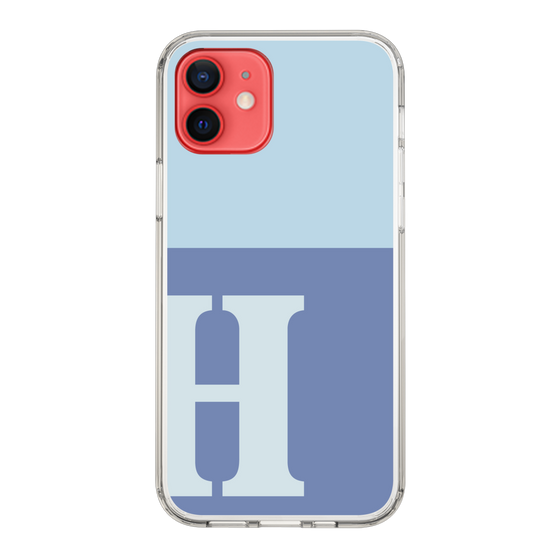 Slim Protection Case［ Original - initial two tone - H blue ］