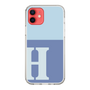Slim Protection Case［ Original - initial two tone - H blue ］