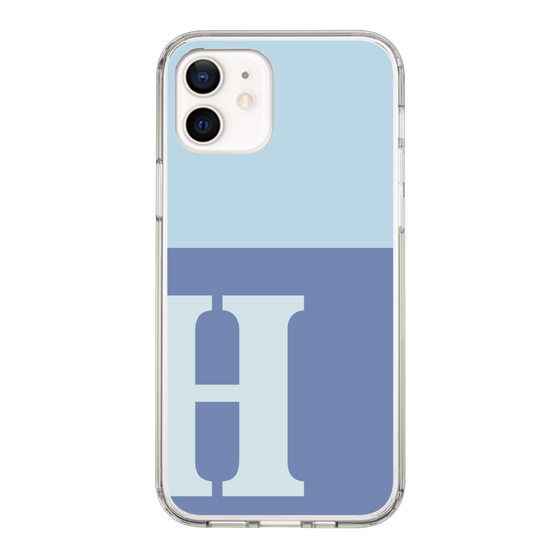 Slim Protection Case［ Original - initial two tone - H blue ］