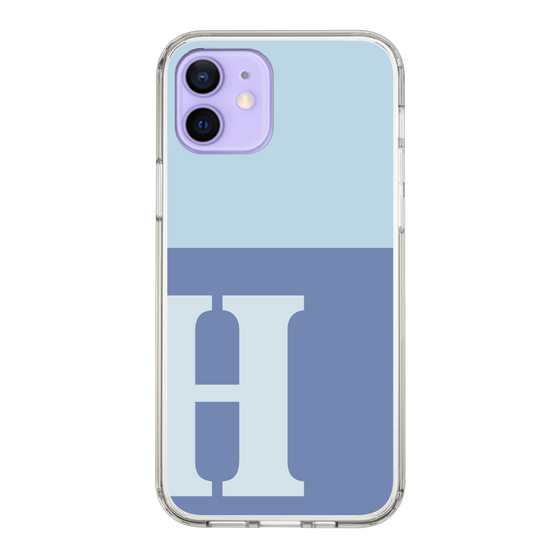 Slim Protection Case［ Original - initial two tone - H blue ］