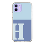 Slim Protection Case［ Original - initial two tone - H blue ］