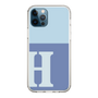 Slim Protection Case［ Original - initial two tone - H blue ］