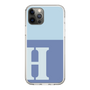 Slim Protection Case［ Original - initial two tone - H blue ］