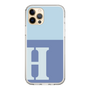 Slim Protection Case［ Original - initial two tone - H blue ］