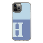 Slim Protection Case［ Original - initial two tone - H blue ］