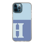 Slim Protection Case［ Original - initial two tone - H blue ］