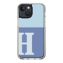 Slim Protection Case［ Original - initial two tone - H blue ］