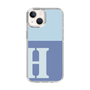 Slim Protection Case［ Original - initial two tone - H blue ］