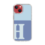 Slim Protection Case［ Original - initial two tone - H blue ］