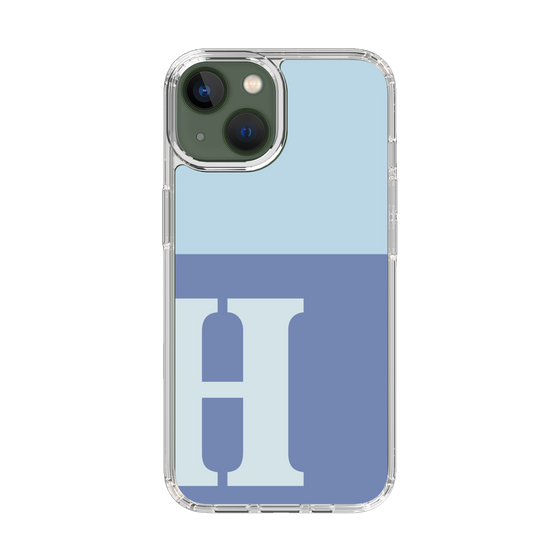 Slim Protection Case［ Original - initial two tone - H blue ］
