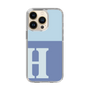 Slim Protection Case［ Original - initial two tone - H blue ］