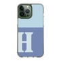 Slim Protection Case［ Original - initial two tone - H blue ］