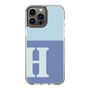 Slim Protection Case［ Original - initial two tone - H blue ］