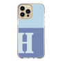 Slim Protection Case［ Original - initial two tone - H blue ］