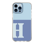 Slim Protection Case［ Original - initial two tone - H blue ］