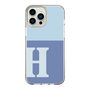 Slim Protection Case［ Original - initial two tone - H blue ］
