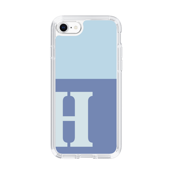 Slim Protection Case［ Original - initial two tone - H blue ］