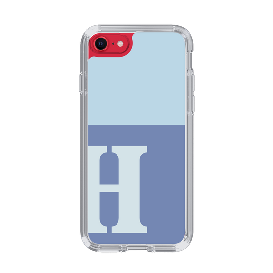 Slim Protection Case［ Original - initial two tone - H blue ］
