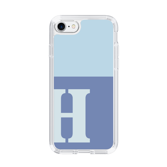 Slim Protection Case［ Original - initial two tone - H blue ］
