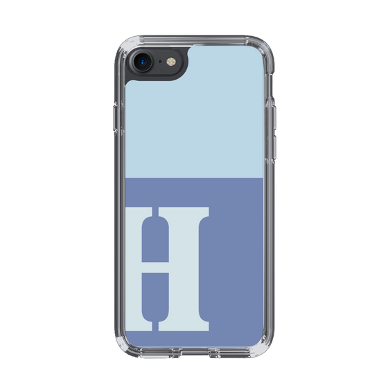 Slim Protection Case［ Original - initial two tone - H blue ］