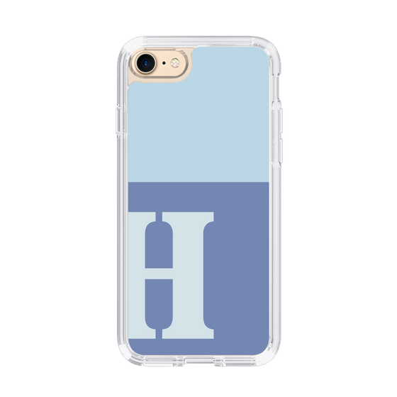 Slim Protection Case［ Original - initial two tone - H blue ］