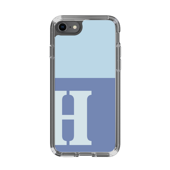 Slim Protection Case［ Original - initial two tone - H blue ］