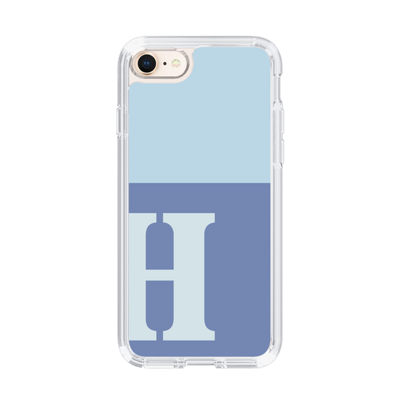 Slim Protection Case［ Original - initial two tone - H blue ］