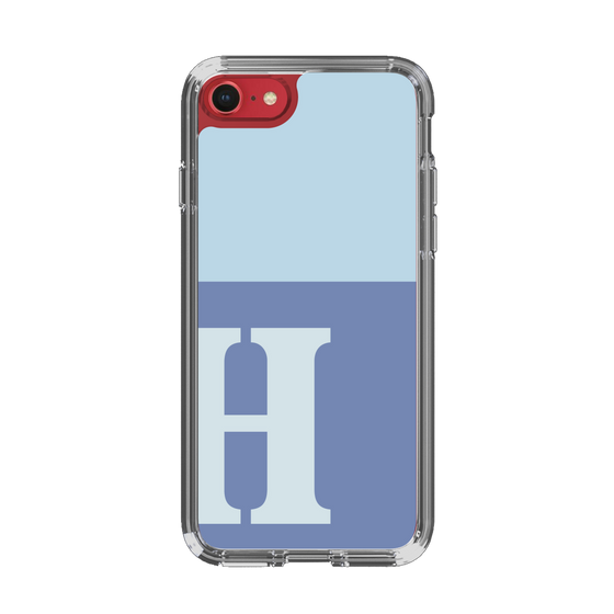 Slim Protection Case［ Original - initial two tone - H blue ］
