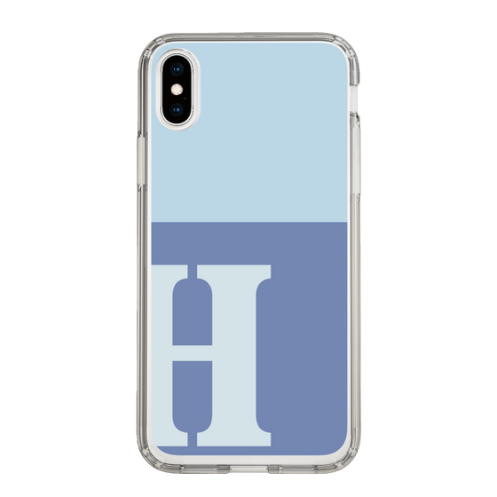 Slim Protection Case［ Original - initial two tone - H blue ］