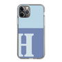 Slim Protection Case［ Original - initial two tone - H blue ］