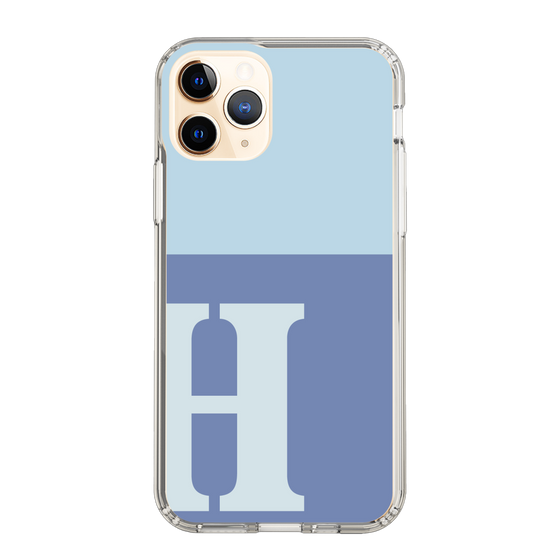 Slim Protection Case［ Original - initial two tone - H blue ］