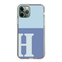 Slim Protection Case［ Original - initial two tone - H blue ］
