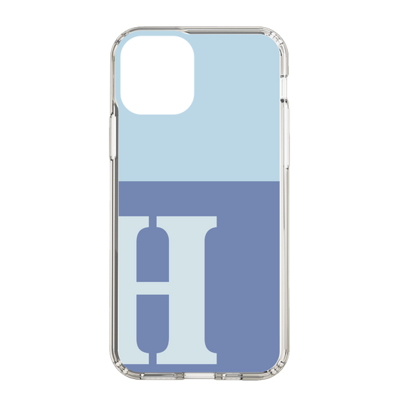 Slim Protection Case［ Original - initial two tone - H blue ］
