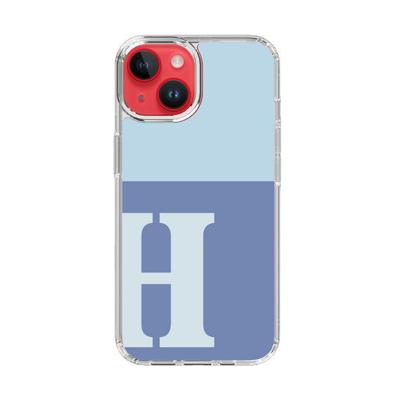 Slim Protection Case［ Original - initial two tone - H blue ］