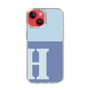 Slim Protection Case［ Original - initial two tone - H blue ］