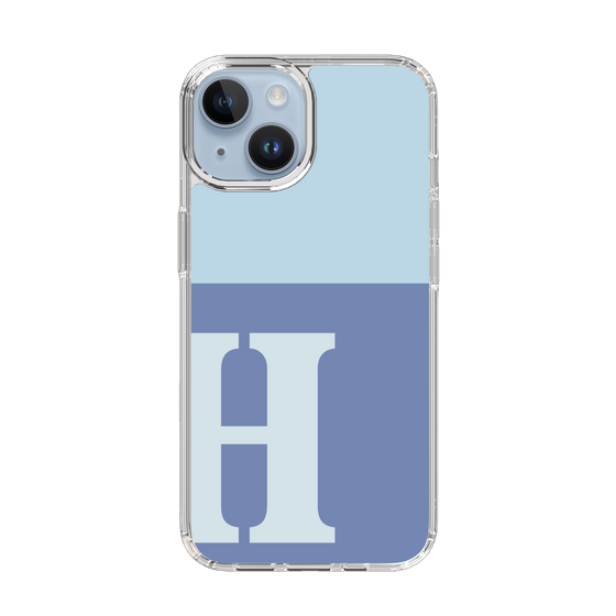 Slim Protection Case［ Original - initial two tone - H blue ］
